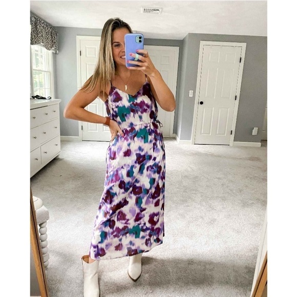 Women's Sandwash Cami Maxi Tank Dress - Universal Thread™ Purple XL - Picture 3 of 8